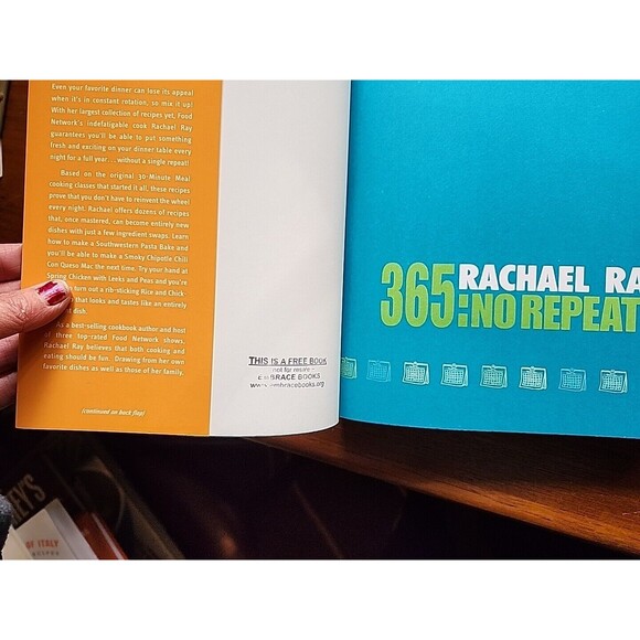 3 Rachel Ray Cookbooks - 30 Min Meals Get Real & 30 Minutes 2 & 365 Meals PBs - Picture 11 of 16